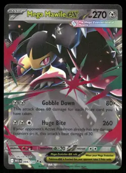 Mega Mawile ex 094/132 Double Rare Mega Evolution Pokemon Holo Near Mint - Image 1