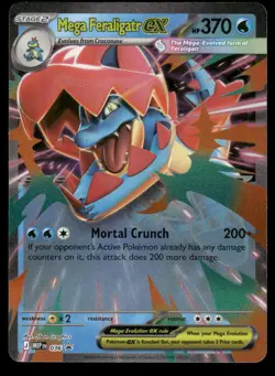 Mega Feraligatr ex 036 Holo Promo ME: Mega Evolution Promo Pokemon Holo NM - Image 1