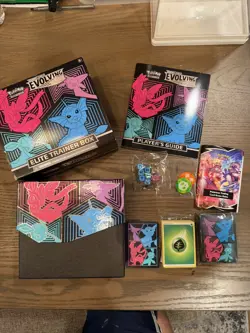 Pokemon TCG Evolving Skies ETB Opened w/ Accessories - No Packs/No Promo - Image 1