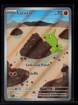 Pokemon 2023 Obsidian Flames Larvitar #203/197 - Image 1