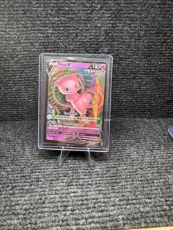 Pokemon TCG Mew V 113/264 Sword & Shield Fusion Strike Ultra Rare Holo Card NM - Image 1