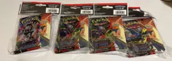 4 Pokemon TCG Phantasmal Flames Booster & Mini Portfolio (SEALED) NEW Holds 60 - Image 2