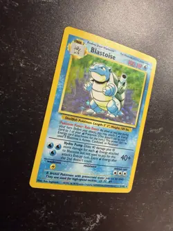 Blastoise 2/102 Base Set Holo Rare Pokemon Card WOTC 1999 Played - Image 2