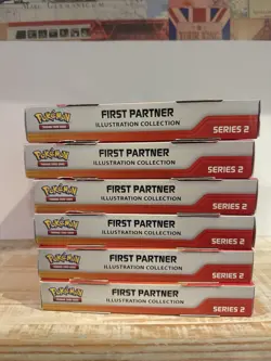 Pokemon First Partner Illustration Collection Series 2 Sealed Lot Of 6 New - Image 4