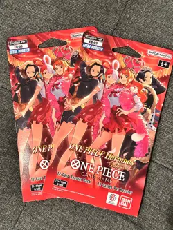 Bandai One Piece Card Game Heroines Edition EB-03 Extra Booster 2 Packs Nami - Image 1