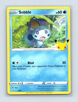 Sobble SWSH003 Holo Promo Sword & Shield Promo Pokemon Holo Lightly Played - Image 1