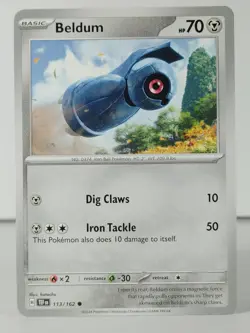 Beldum - Temporal Forces - 113/162 - Pokemon - NM - singles - Image 1