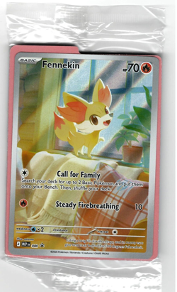 SEALED - Pokemon TCG Chaos Rising Black Star Promo Fennekin MEP EN 080 Promo - Image 1