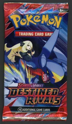 Pokemon Destined Rivals Booster Pack - Factory Sealed - Random Pack Art - Image 2
