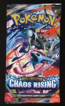 Pokemon Chaos Rising Booster Pack - Factory Sealed - Random Pack Art - Image 1