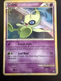 Pokemon TCG Celebi Triumphant Holo Card 3/102 - Image 1