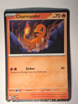 Charmander (Cosmos Holo) 047 Holo Promo Scarlet & Violet Promo Pokemon Near Mint - Image 1