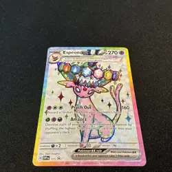 Espeon ex - SVP175 Black Star Promo Full Art Pokemon - NM - Image 1