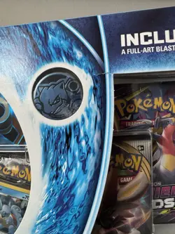 Pokemon Blastoise GX Premium Collection Box Sealed Pin Coin Promos 2019 - Image 3