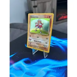 Hitmonchan 7/102 Base Set Holo Rare Pokemon Card WOTC 1999 LP Vintage - Image 1