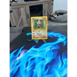 Hitmonchan 7/102 Base Set Holo Rare Pokemon Card WOTC 1999 LP Vintage - Image 3