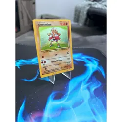 Hitmonchan 7/102 Base Set Holo Rare Pokemon Card WOTC 1999 LP Vintage - Image 4