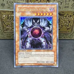 Yugioh Caius the Shadow Monarch SDDE-EN001 Ultra Rare 1st Edition NM - Image 1