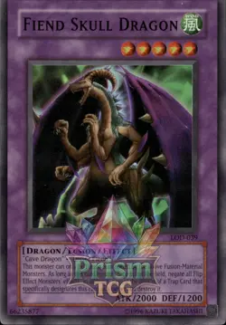 Fiend Skull Dragon super rare LOD-039 Yugioh - Image 1