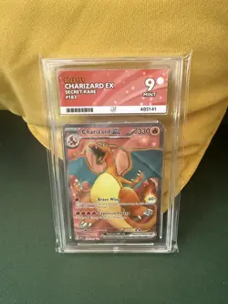Pokemon TCG Charizard ex 183/165 Full Art Secret Rare ACE 9 - Image 1
