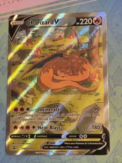 Charizard V Swsh260 Sword & Shield Promo Cards Holo Sleepy Pokemon NM UK Seller - Image 1