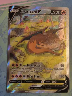 Charizard V Swsh260 Sword & Shield Promo Cards Holo Sleepy Pokemon NM UK Seller - Image 3