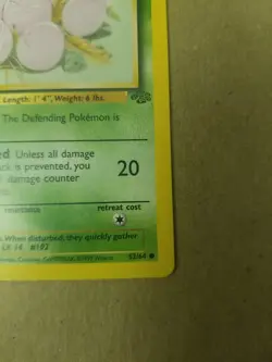 Exeggcute 52/64 - 1st Edition - Jungle Set - VINTAGE WOTC Pokemon Card - NM - Image 4