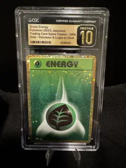 Grass Energy CLF GRA Pokemon Card Game Classic Japanese CGC PRISTINE 10 - Image 1