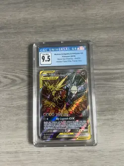 Pokemon TCG Moltress & Zapdos & Articuno Tag Team Gx SM210 Graded CGC 9.5 - Image 2