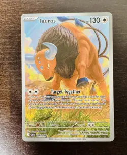 Pokemon TCG Tauros 096/086 Illustration Rare IR Chaos Rising Near Mint NM - Image 1