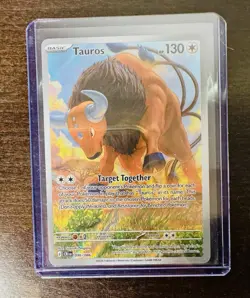 Pokemon TCG Tauros 096/086 Illustration Rare IR Chaos Rising Near Mint NM - Image 3