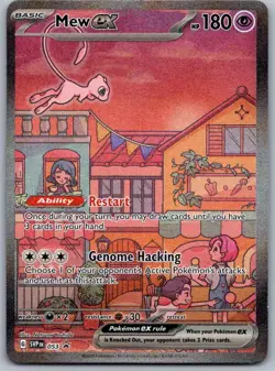 Mew ex 053 Holo Promo Scarlet & Violet Promo Pokemon Lightly Played - Image 1