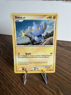 Pokemon Shinx Card (Diamond Pearl) BLACK STAR PROMO DP15 Holo HP/DMG - Image 1