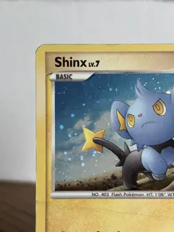 Pokemon Shinx Card (Diamond Pearl) BLACK STAR PROMO DP15 Holo HP/DMG - Image 2