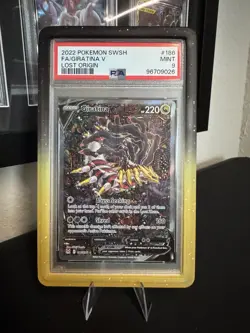 Pokemon Giratina V Alt Art Lost Original Full Art Card 186/196 PSA 9 - Image 1