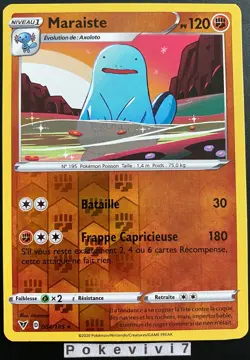 Carte Pokemon MARAISTE 084/185 Rare REVERSE Epee et Bouclier 4 EB04 FR NEUF - Image 1