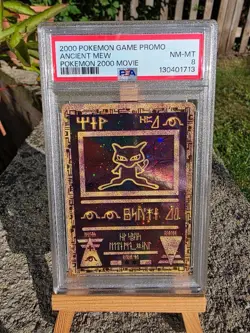 Pokemon TCG Ancient Mew Movie Promo Holo Card 2000 First Movie Edition PSA 8 - Image 1