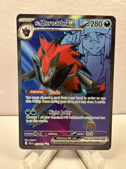 Pokemon N's Zoroark ex 175/159 Journey Together Ultra Rare Full Art Holo NM - Image 1