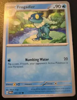 Frogadier 057/167 Common Scarlet & Violet: Twilight Masquerade Pokemon TCG - Image 1