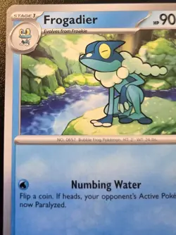 Frogadier 057/167 Common Scarlet & Violet: Twilight Masquerade Pokemon TCG - Image 2