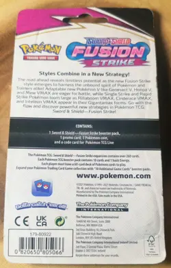 1pk: Fusion Strike Blister Pack Promo Ft: BLITZLE Cosmos Holo Promo Card Pokemon - Image 2