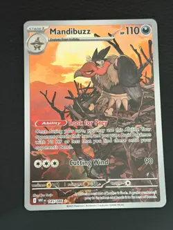 Pokemon TCG White Flare English Mandibuzz 145/086 Illustration Rare - Image 1
