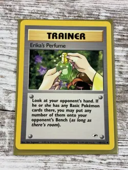 Erika's Perfume 110/132 Uncommon Gym Heroes Pokemon Unlimited LP Light Play - Image 1