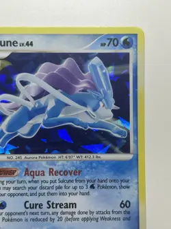 Suicune 2007 Pokemon Holo Rare Secret Wonders 19/132 Cracked Ice - LP - Image 4