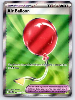 Air Balloon 166/132 Ultra Rare Mega Evolution Pokemon Holo Near Mint - Image 1