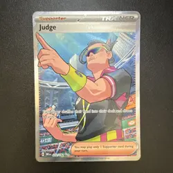 Pokemon TCG Judge 222/182 Paldea Evolved UR Full Art Holo EN - Image 1