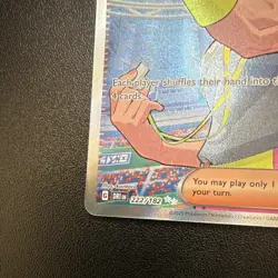 Pokemon TCG Judge 222/182 Paldea Evolved UR Full Art Holo EN - Image 5