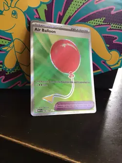 Air Balloon 166/132 Mega Evolution Ultra Rare Full Art Holo Near Mint Pokemon - Image 5