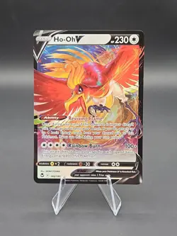 Pokemon TCG Ho-Oh v Silver Tempest Holo Ultra Rare Card 140/195 Mint Condition - Image 1