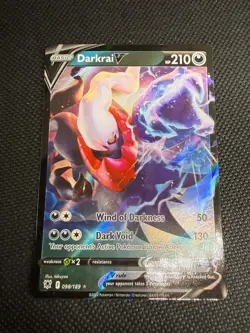 Darkrai V 098/189 Holo V Rare Astral Radiance Pokemon Near Mint - Image 1